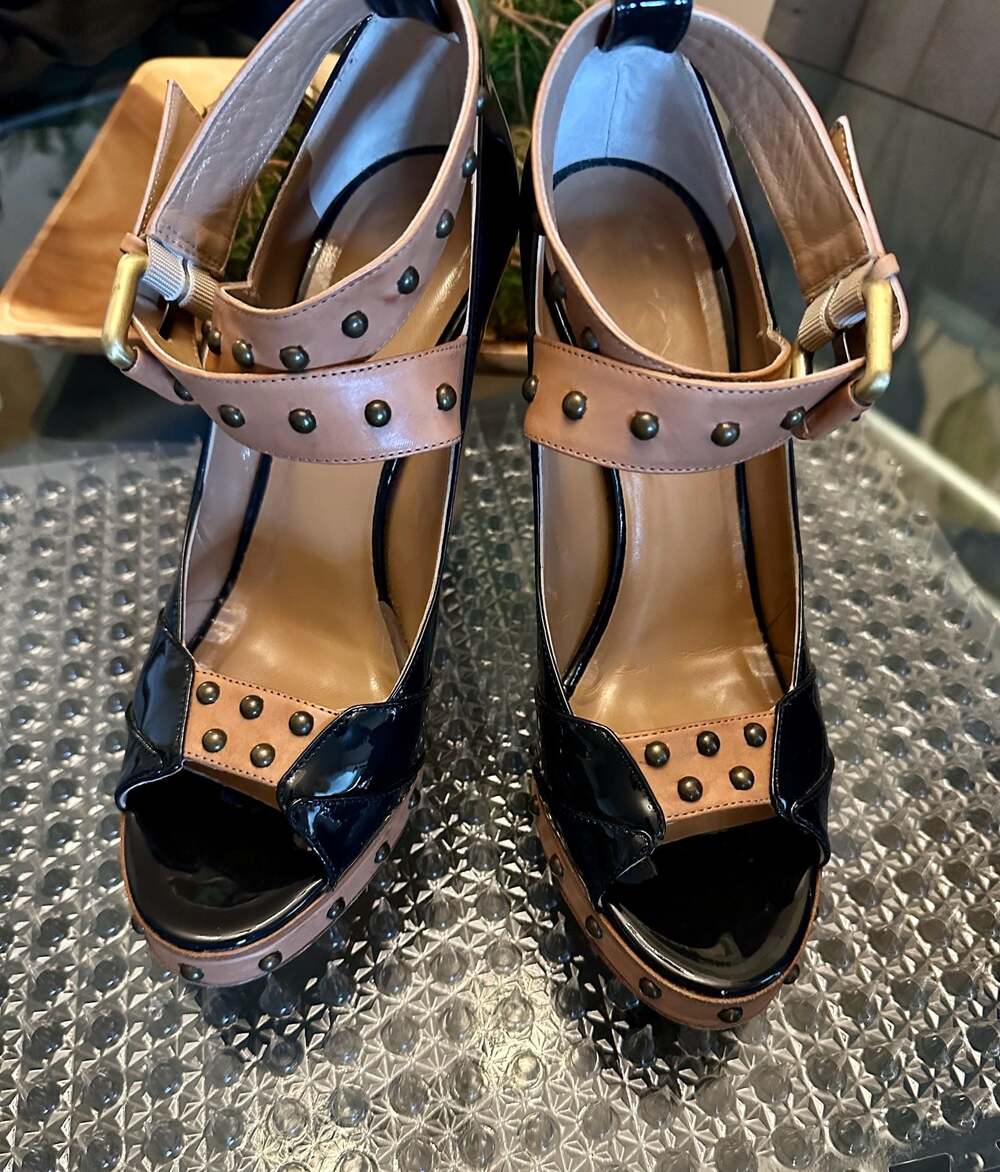 DKNY Yadira Ankle-Strap Slingback Platform Sandals Size 9.5